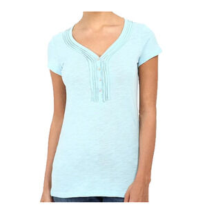 Kuhl Vega Henley Short Sleeve Shirt Light blue Small A004066